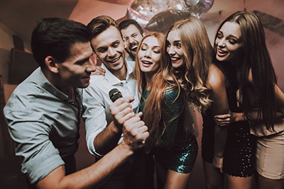 Karaoke party in Hamburg